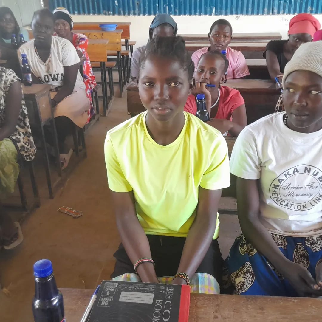 The image is Refugee-led organization Stress-free Zone for Children GBV, MHM, FGM Prevention Healing Through Art Hygiene & Sanitation